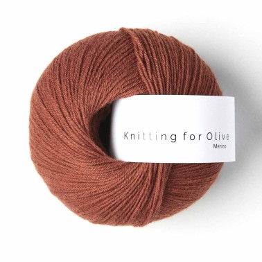 Merino Rust RMS Knitting for Olive